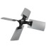 30" CW 4-Blade Heavy Duty Steel Fan Blade w/ 5/8" Bore (24° Pitch), LA04AA299