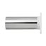 4" White Plastic Single Flap Vent (11" Tail Pipe)