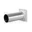 4" White Plastic Single Flap Vent (11" Tail Pipe)