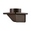 4" Brown Plastic Under Eave Vent