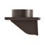 4" Brown Plastic Under Eave Vent