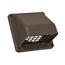 4" Brown Plastic Preferred Hood Vent