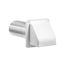 3" White Plastic Preferred Hood Wall Vent w/ Tail Pipe