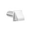 4" White Plastic Wall Exhaust Hood Dryer Vent with Damper, Screen and 11" Pipe