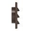 4" Louvered Air Intake Vent (Brown)