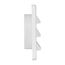 4" Louvered Air Intake Vent (White)