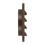 6" Louvered Air Intake Vent (Brown)