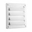 6" Louvered Air Intake Vent (White)