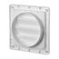 6" Louvered Air Intake Vent (White)