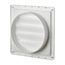 8" Louvered Air Intake Vent (White)