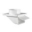 4" White Plastic Under Eave Vent
