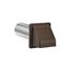 3" Brown Plastic Preferred Hood Vent w/ Tail Pipe