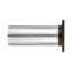 4" Brown Plastic Wall Exhaust Louvered Vent, 11" Pipe