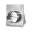 6" Aluminum Wall Exhaust Hood Vent w/ Spring Damper & Screen, 3" Pipe (22 Gauge)