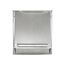 8" Aluminum Wall Exhaust Hood Vent w/ Spring Damper, 2" Pipe (22 Gauge)