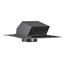 4" Black ABS Plastic Roof Exhaust Vent w/ Damper & Removable Screen