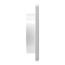 6" White Plastic Louvered Wall Vent
