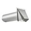 3" Aluminum Preferred Hood Wall Vent w/ Tail Pipe