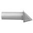 4" Paint-Grade Steel Galvanized Fresh Air Intake Vent without Damper, 11" Pipe (26 Gauge)