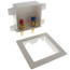 1/2" PEX Crimp Lavatory Outlet Box w/ 2 Valves