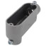 1/2" EMT & Rigid LB Type Combination Conduit Body - Aluminum