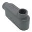 3/4" Rigid Threaded LB Conduit Body with Cover and Gasket - Aluminum