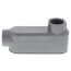 1" Rigid Threaded LB Conduit Body with Cover and Gasket - Aluminum