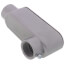 1" EMT & Rigid LB Combination Conduit Body w/ Cover and Gasket - Aluminum