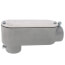 1" EMT & Rigid LB Combination Conduit Body w/ Cover and Gasket - Aluminum