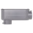 1-1/2" EMT & Rigid LB Type Combination Conduit Body w/ Cover and Gasket - Aluminum