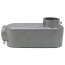 2" EMT & Rigid LB Type Combination Conduit Body w/ Cover and Gasket - Aluminum