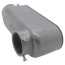 2" EMT & Rigid LB Type Combination Conduit Body w/ Cover and Gasket - Aluminum