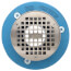 3" No-Hub Adjustable Floor Drain w/ Polished Nickel Bronze Top