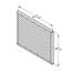 E1Gard51B-1, Coil Hail Guard, 7.5/8.5/10 Ton, (W X H): 50-13/16 X 40-3/4", 13T04