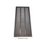 608866-35, Merit Ac Louvered Center Panel, (W X H): 32 X 36" Nominal Size, Quartz Gray Finish, 14U56