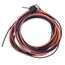 27J0801, Molded Plug With Leads, 3 Lead, 16 Awg, 164" Length, 27J08