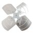 Lau Industries 29F8001, Fan Blade, 24" Diameter, 4-Blade, 22 Pitch, 1/2" Bore, Cw Facing Discharge, 29F80