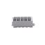 102533-01 Terminal Block, 4 Place, 20 Amps, 600 Volts, Strip Style, 62W34