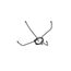63K6701, 4-Leg Motor Mount, 5-5/8" Motor Diameter, 23-13/16" Bolt Circle, 63K67