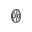 Browning 2Bk67H, Cast Iron Bushed Bore Pulley, 6.45" Od, 2-Groove, H-Bushing, 83M70