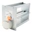 Zone Damper, Rectangular, Side Mount, 12" X 8", 6723L, X4218