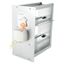 Zone Damper, Rectangular, Bottom Mount, 10" X 12", 6823L, X4260