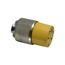 Straight Blade Connector 6-15R Residential 250VAC Yellow, 615CA
