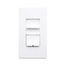 Renoir 2 Preset Slide Dimmer Switch, 5A, 120–277V, Incandescent and Magnetic Low Voltage, AWSMT-MAW