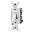 20 Amp, 120/277v Toggle 4-Way AC Quiet Switch, Commercial Grade (White), CSB4-20W