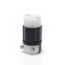 Mini Locking Connector, 15 Amp, 125/250v, Industrial Grade (Black & White), ML3-C