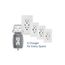 3.6A USB Type-A/Type-A Wall Outlet Charger w/ 20A Tamper-Resistant Duplex Receptacle (Black)