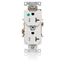 20A, 125V Hospital Grade Duplex Receptacle, Tamper-Resistant, NEMA 5-20R, 2-Pole, 3-Wire (White)