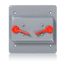 2-Gang Non-Metallic Weatherproof Cover for Toggle Switches (Gray), WP2S-GY