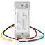 SureSlide Ceiling Fan Control and Dimmer Switch for LED, Halogen and Incandescent Bulbs (White), 66DF-10W